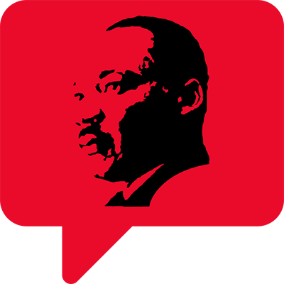Martin Luther King Jr. silhouette