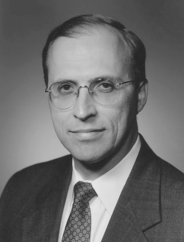 Black and white portrait of Dr. David Nelson Duke, former religion professor and namesake of William Jewell's annual David Nelson Duke Colloquium.