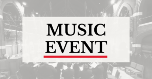 Music events preview graphic
