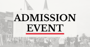 Admission event preview graphic