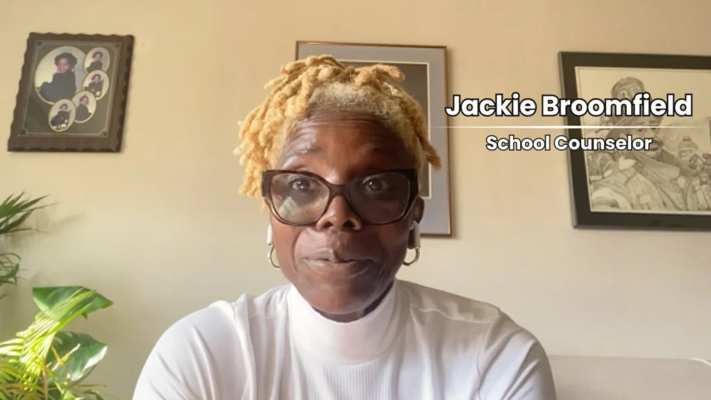 Jackie Broomfield Interview Photos